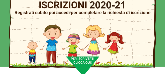 ISCRIZIONI ANNO 2020-2021 ISCRIZIONI ANNO 2020-2021